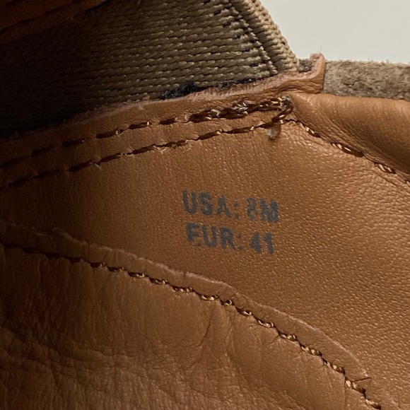 Vince Mens Ace Suede Perforated Slip On Sneakers Tan Size 8‎ US/41 EU main image 10